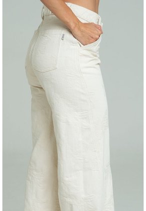 Jeans Jacquard Atlantico Beige Ragged Pf21350093