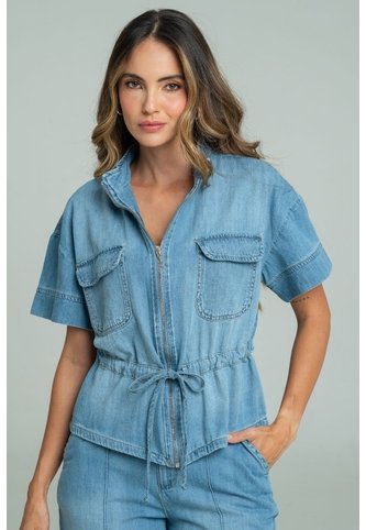 Camisa Denim Austria Azul Ragged Pf21110023 Ragged