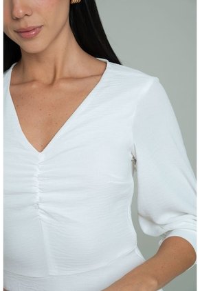 Vestido Delilah Blanco Ragged Pf12510419