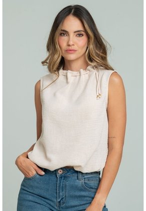Blusa Mhyra Beige Ragged Pf12110879