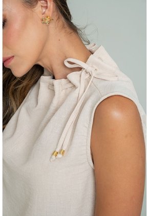 Blusa Mhyra Beige Ragged Pf12110879