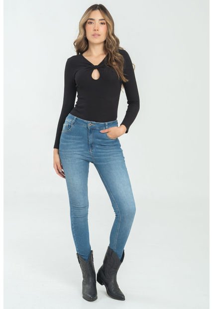 Body Manga Larga Camilo Negro Ragged Pf11100010