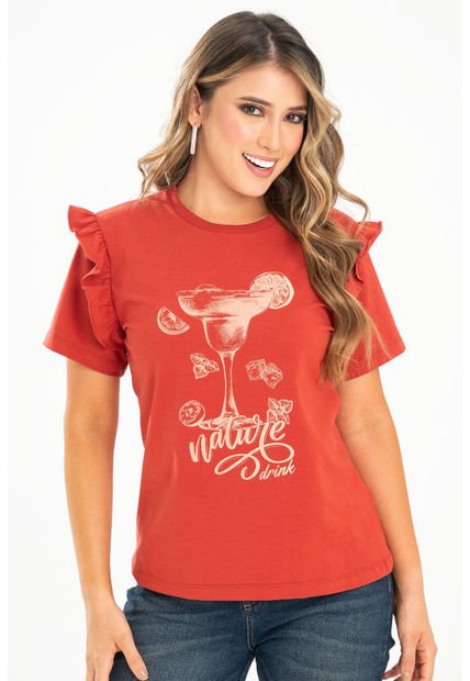 Camiseta Nature Café Ragged Pf31122244