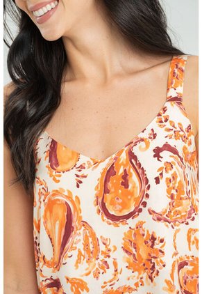 Blusa Shusan Beige Ragged Pf11113025