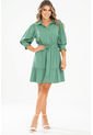 Vestido Corto Sally Verde Ragged Pf31511408 de Ragged