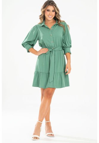 Vestido Corto Sally Verde Ragged Pf31511408 Ragged