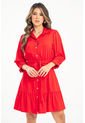 Vestido Corto Sally Rojo Ragged Pf31511408 de Ragged