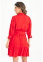 Vestido Corto Sally Rojo Ragged Pf31511408 de Ragged
