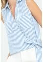 Blusa Stripes Ford Azul Ragged Pf11112870 de Ragged