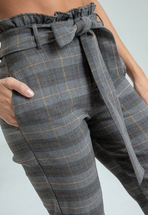 Pantalon Paper Bag Gales Gris Ragged Pf12310386