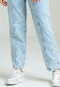 Jeans Cortes Silueta Barrel Azul Ragged Pf21350026 de Ragged