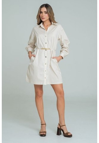 Vestido Corto Nahla Beige Ragged Pf12510424 Ragged