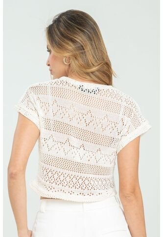 Blusa Tejida Blanco Ragged Pf11112873 Ragged