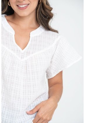 Blusa Marruecos Blanco Ragged Pf31113683