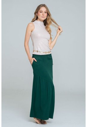 Top En Tejido Luxy Crudo Ragged Pf12110856