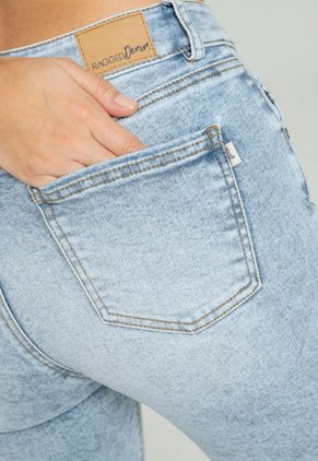 Jeans Skinny Nilo Azul Ragged Pf21350016