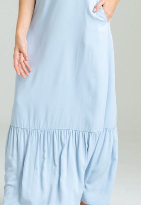 Vestido Charleston Azul Ragged Pf11511263