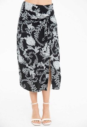 Falda Grecia Negro Ragged Pf11320453