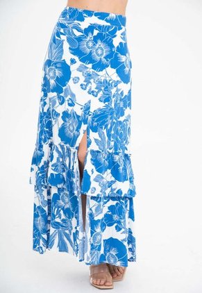 Falda Mykonos Azul Ragged Pf11320454