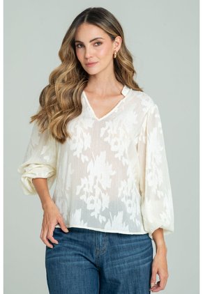 Blusa Antartica Blanco Ragged Pf12110889