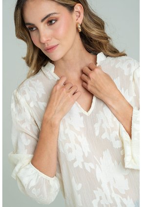Blusa Antartica Blanco Ragged Pf12110889