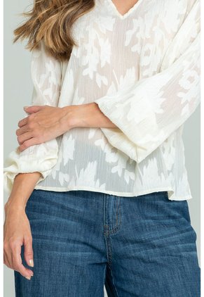 Blusa Antartica Blanco Ragged Pf12110889