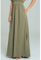 Vestido Largo Prhiya Verde Ragged Pf11511472 de Ragged