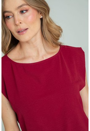 Blusa Jordana Rojo Ragged Pf17110063
