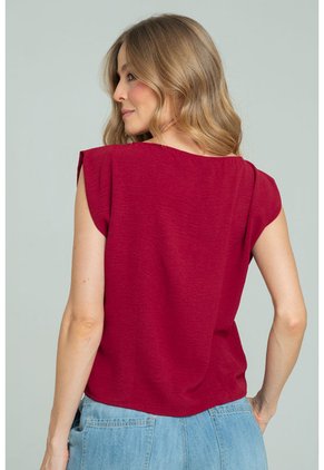 Blusa Jordana Rojo Ragged Pf17110063