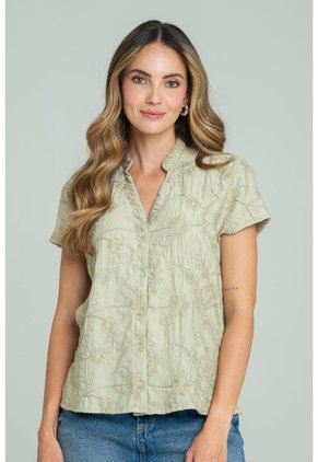 Camisa Lucca Verde Ragged Pf11113221