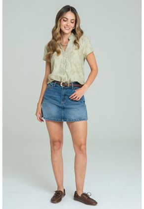 Camisa Lucca Verde Ragged Pf11113221