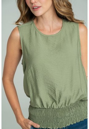 Blusa Miel Verde Ragged Pf11113234