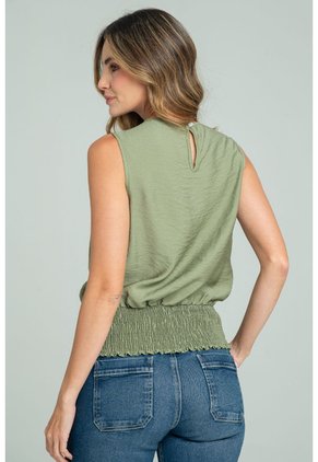 Blusa Miel Verde Ragged Pf11113234