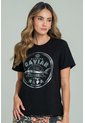 Camiseta Caviar Negro Ragged Pf21120154 de Ragged