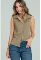 Top Polo Sisa Mila Verde Ragged Pf11121198 de Ragged