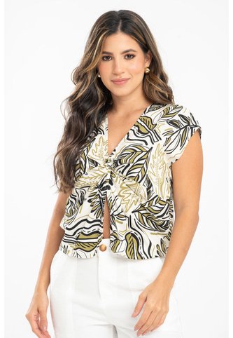 Blusa Malai Verde Ragged Pf31113673 Ragged