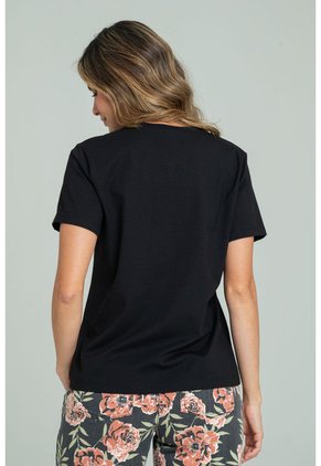 Camiseta Caviar Negro Ragged Pf21120154