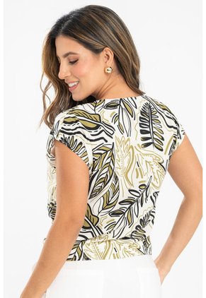 Blusa Malai Verde Ragged Pf31113673
