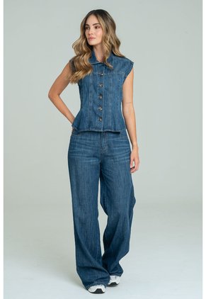 Camisa Austin Azul Ragged Pf21110040