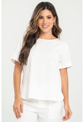 Blusa Lhotann Blanco Ragged Pf31113718 Ragged
