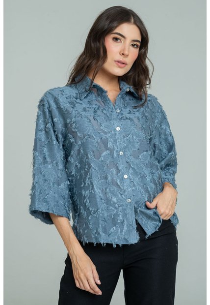 Camisa Boreal Azul Ragged Pf12110888