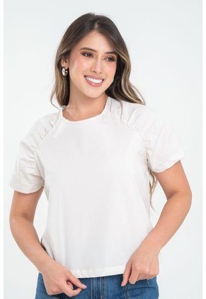 Blusa Felicia Blanco Ragged Pf31113681