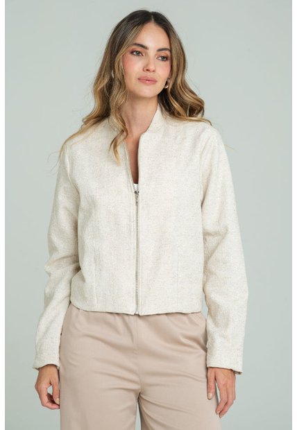 Chaqueta Bomber Milan Beige Ragged Pf11130285
