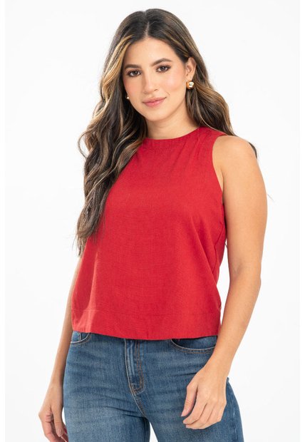 Blusa Bozha Café Ragged Pf31113717