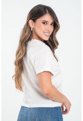 Blusa Felicia Blanco Ragged Pf31113681