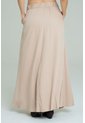 Falda Larga Abertura Beige Ragged Pf17320008 de Ragged