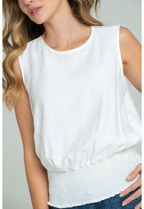 Blusa Miel Blanco Ragged Pf11113234