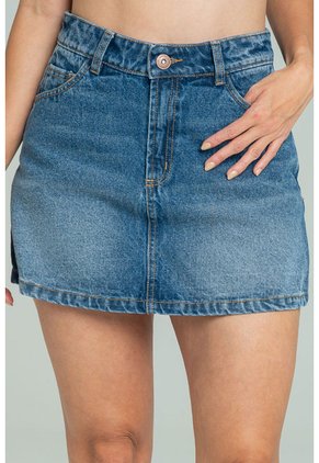 Falda Short Malaga Azul Ragged Pf21340013