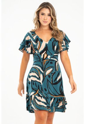 Vestido Anastasia Verde Ragged Pf31511415