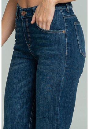 Jeans Mom Spicy Azul Ragged Pf21350081
